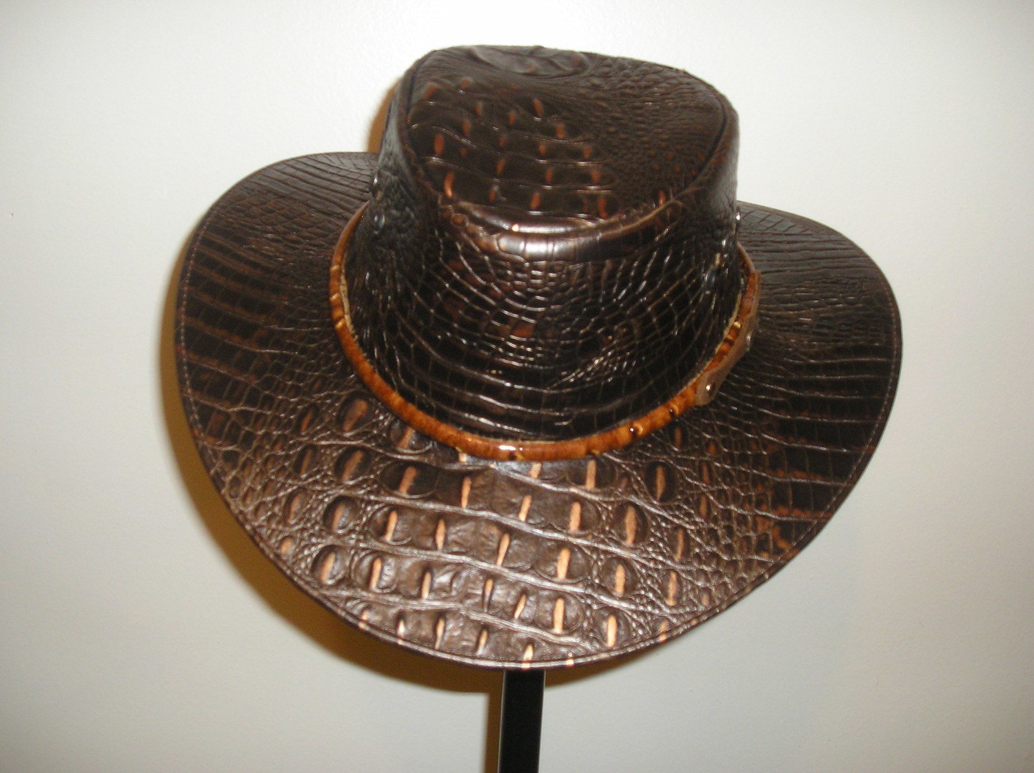 Crocodile Back Skin Hat