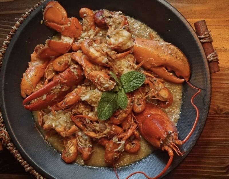 Combo 1 Piece Lobster + 1 LB Crawfish 套餐 一只大龙虾加一磅小龙虾