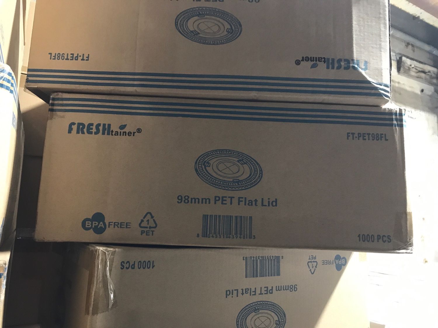 PET FLAT LID
