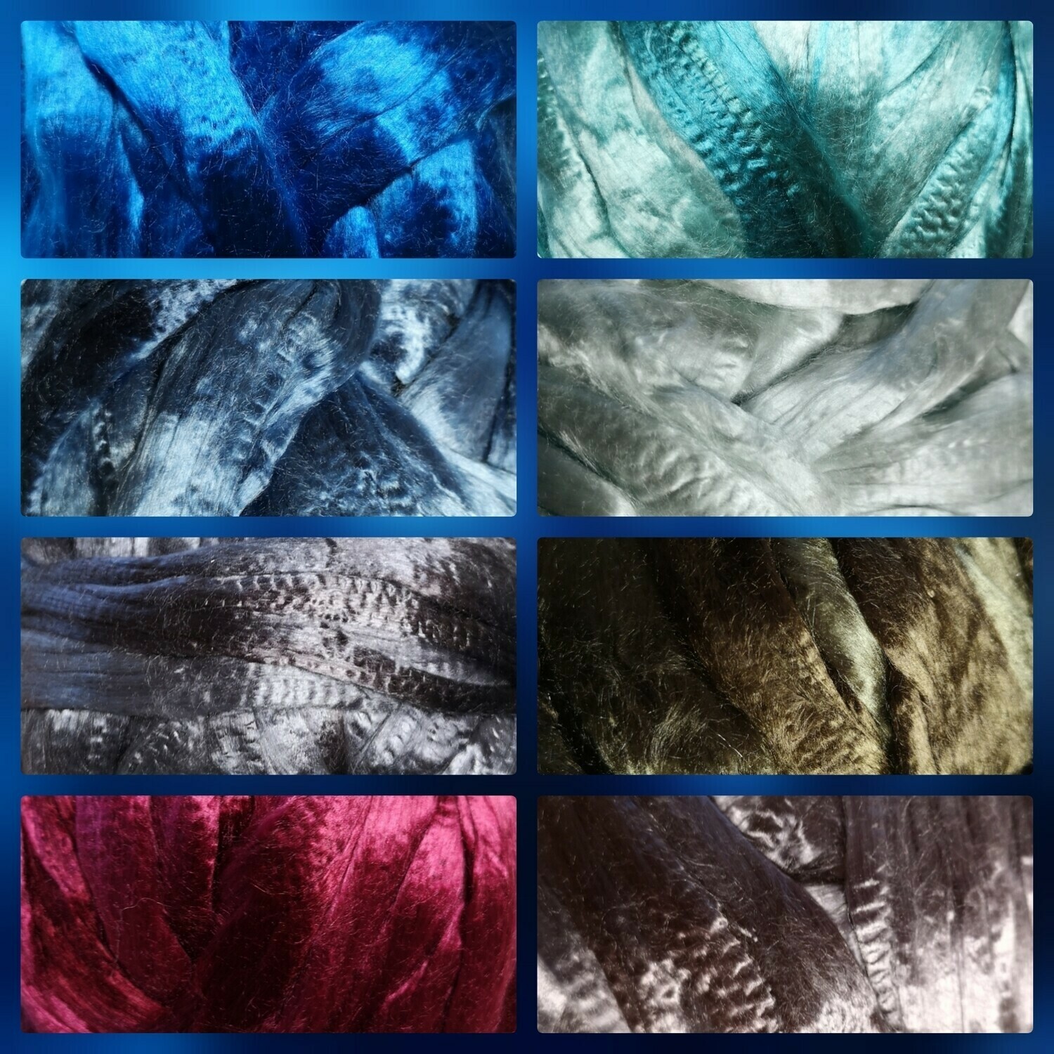 Tencel Kammzug multicolor 100Gr - wieder verfügbar!