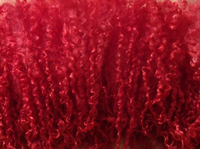 Wensleydale Locken 20Gr. karminrot, W12