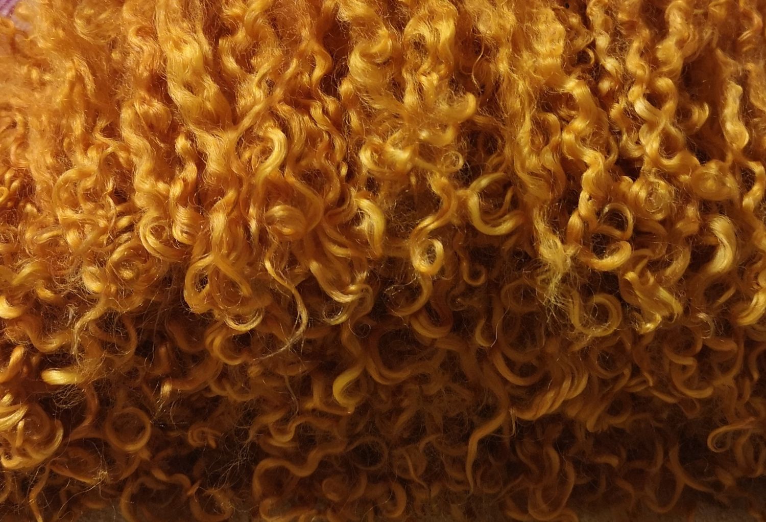 Wensleydale Locken 20Gr. orangengelb, W2