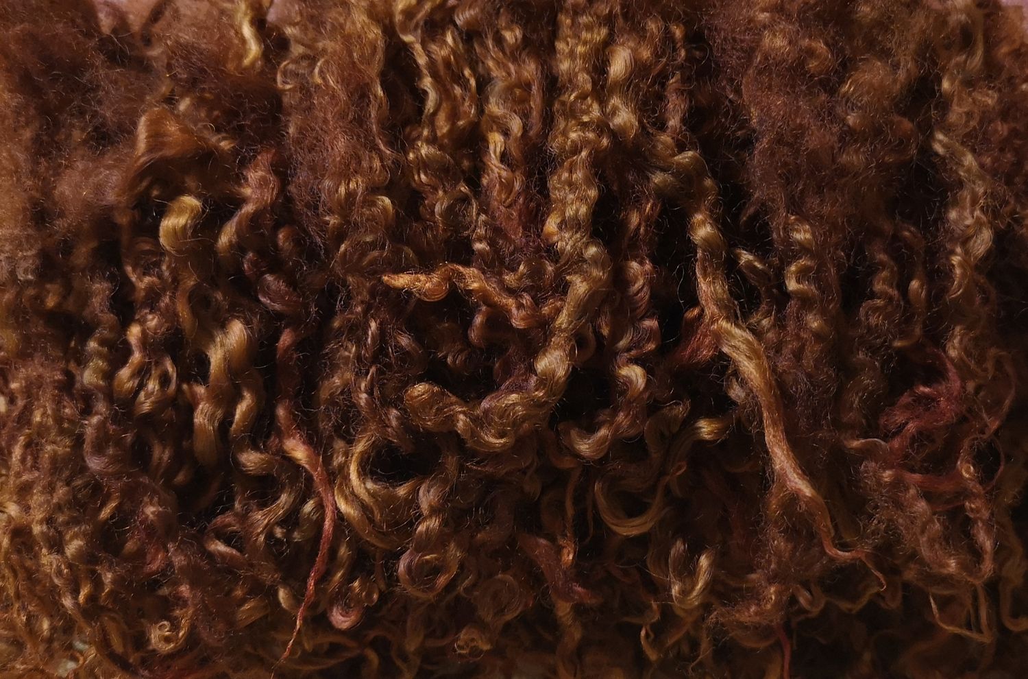 Wensleydale Locken 20Gr. braun, W11