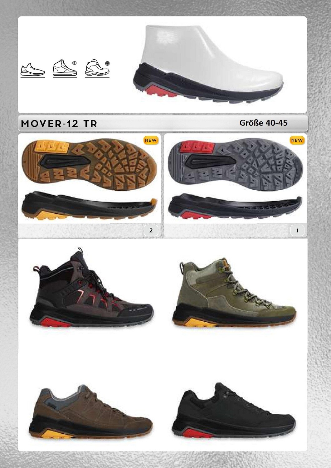 Katalog der Sohlen für Vorbestellung, Katalog: Herrensohlen24-26