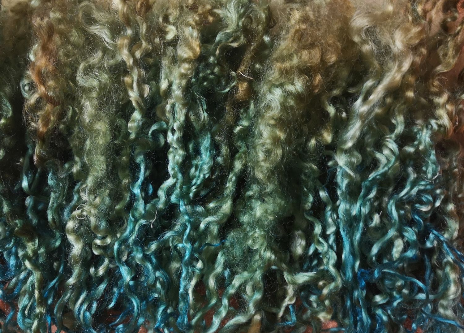 Masham Locken 20Gr., oliven/grün/smaragd mix, F11