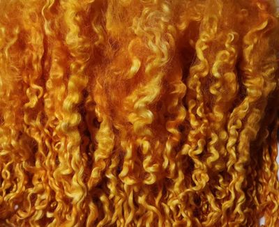 Teeswater Locken 20Gr., orange, T1 Teeswater Locken 20Gr., orange, T1
