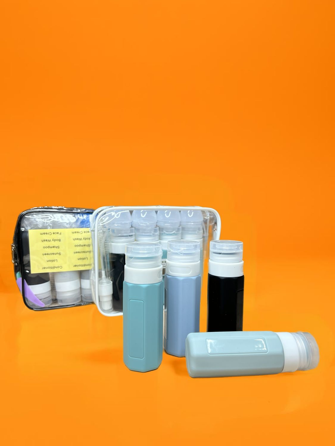 Botellitas de silicón TSA Approved