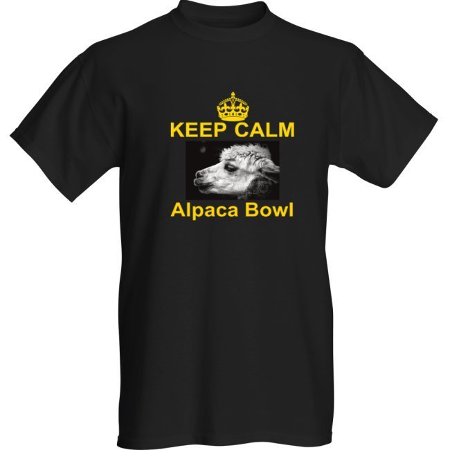 &quot;Alpaca Bowl&quot; Black Tee