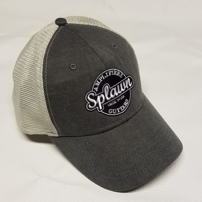 Splawn Amplification Guitars Trucker Cap Black with Stone Mesh &quot;FREE SHIPPING&quot;