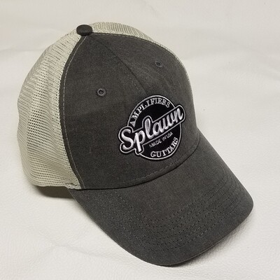 Splawn Amplification Guitars Trucker Cap Black with Stone Mesh "FREE SHIPPING"