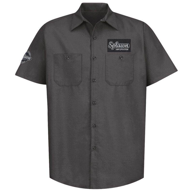 Splawn Amplification Two Logo RED KAP Work Shirt