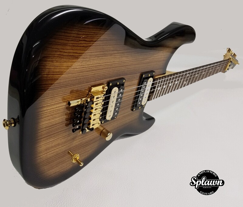 Splawn SS2 Guitar Zebrawood Black Burst