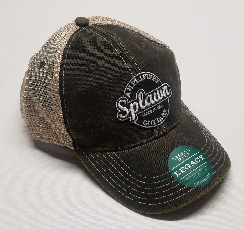 Splawn Amplification Guitars Trucker Cap Legacy OLD FAVORITE TRUCKER HAT Black