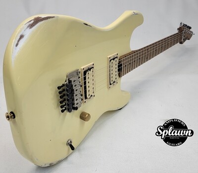 Splawn SS1 Guitar Nitro Relic Aged White