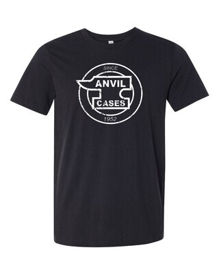 Anvil Cases White Distress Logo T-shirt Gildan "FREE SHIPPING" USA