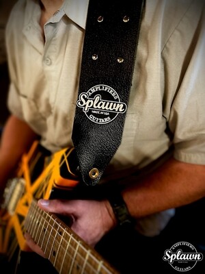Splawn Guitars Custom Leather Guitar Strap