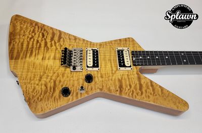 Splawn SE1 Quilt Maple Top Amber Stain