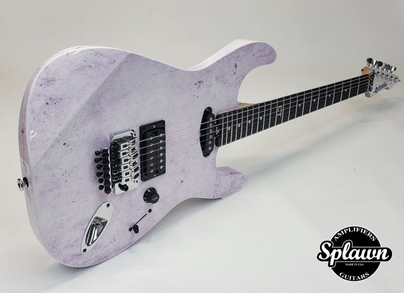 Splawn SS2C  Guitar White Purple Marble