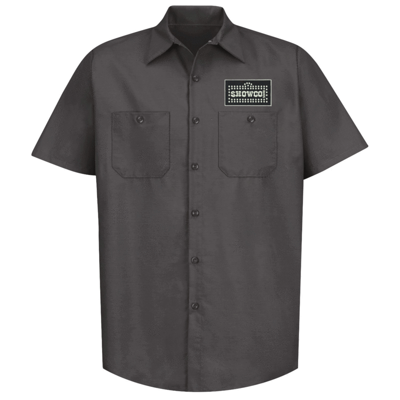 SHOWCO SOUND Logo Charcoal RED KAP Work Shirt