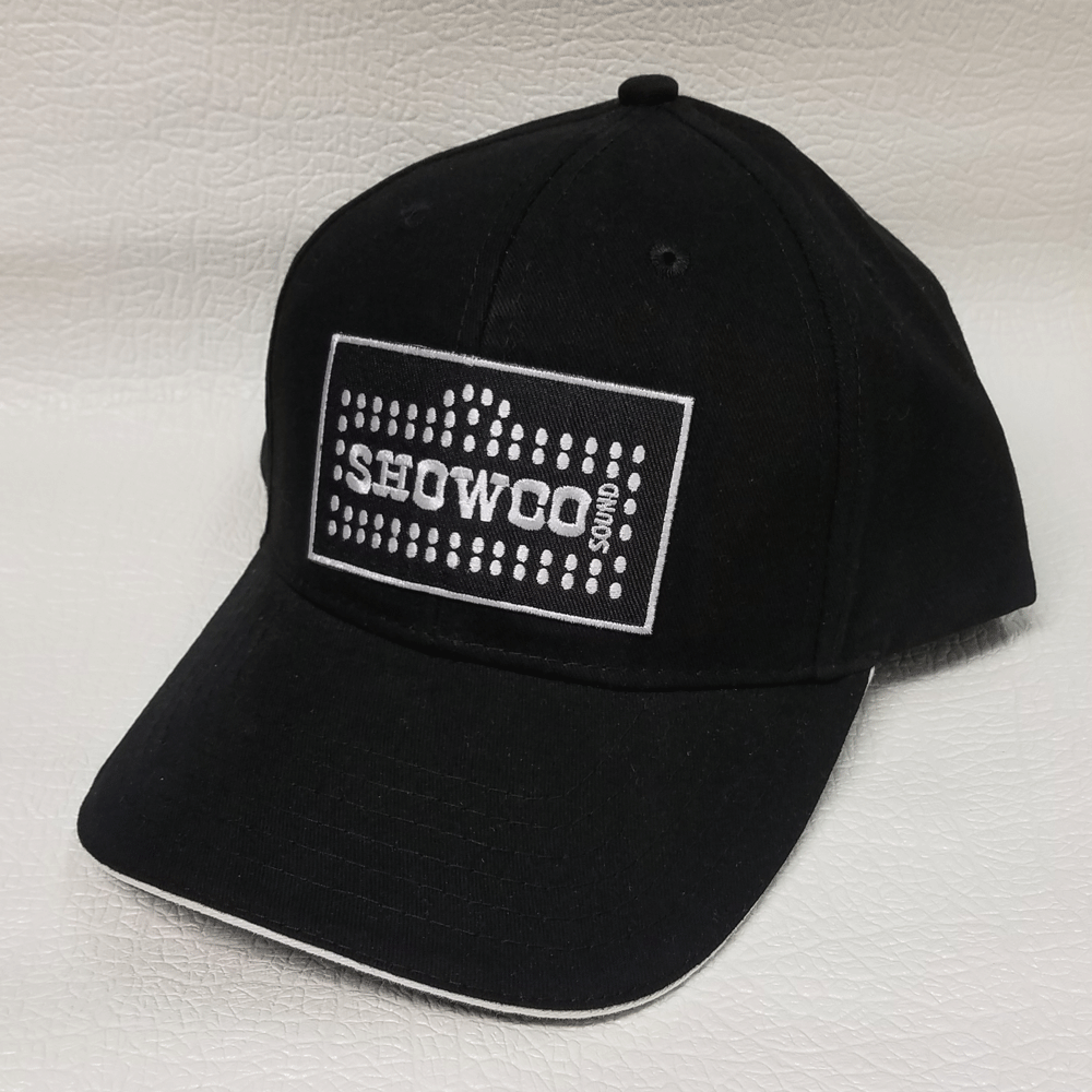 SHOWCO 6-Panel Twill Sandwich Baseball Cap with logo