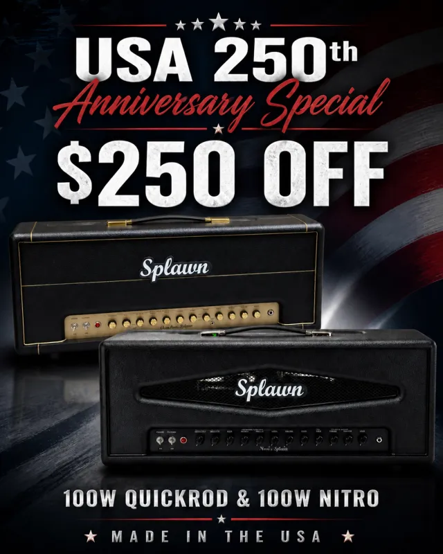 Splawn 2026 Nitro 100 Watt EL34 Amplifier  "July 4th DEAL"