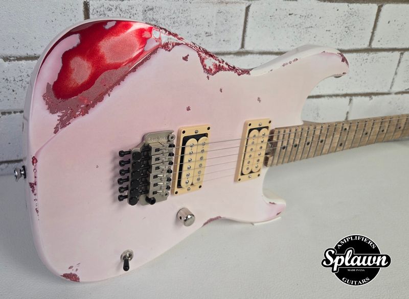 Splawn SS1 White over Candy Apple Red Relic
