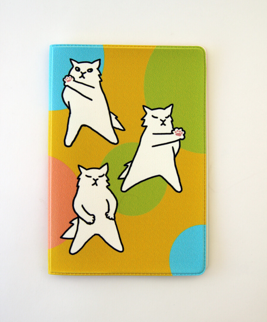 Обложка для паспорта "Три кота"