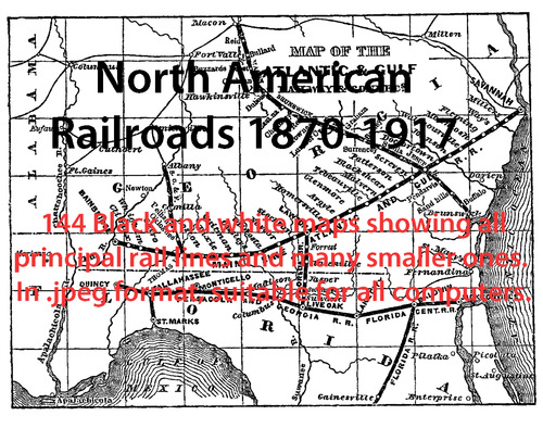 Historic Map Libraries - North American Railroads 1870-1917