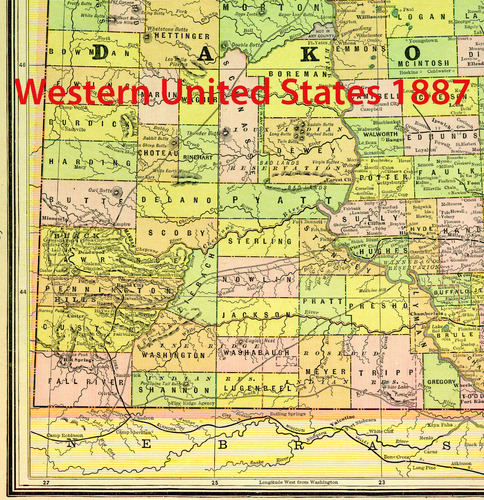 Historic Map Libraries - Western United States 1887