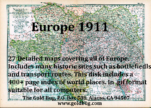 Historic Map Libraries - Europe Maps from 1911