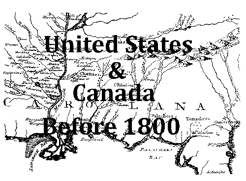 Historic Map Libraries - United States and Canada before 1800