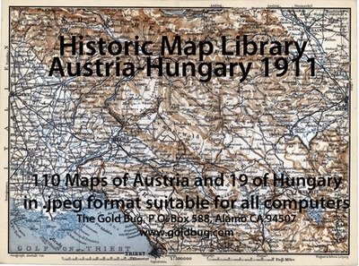 Historic Map Libraries - Austria - Hungary 1911 Maps