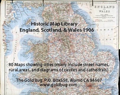 Historic Map Libraries - England, Scotland & Wales 1906 Maps