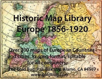 Historic Map Libraries - Europe Maps From 1856 to 1920