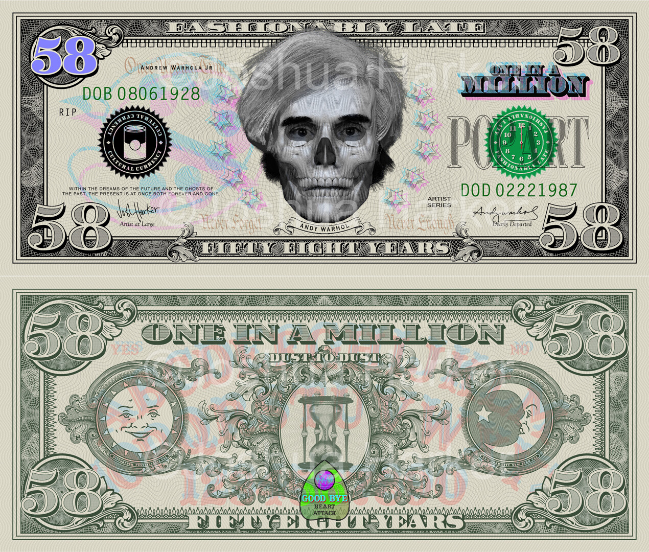 Fashionably Late Cultural Currency Portrait: Andy Warhol