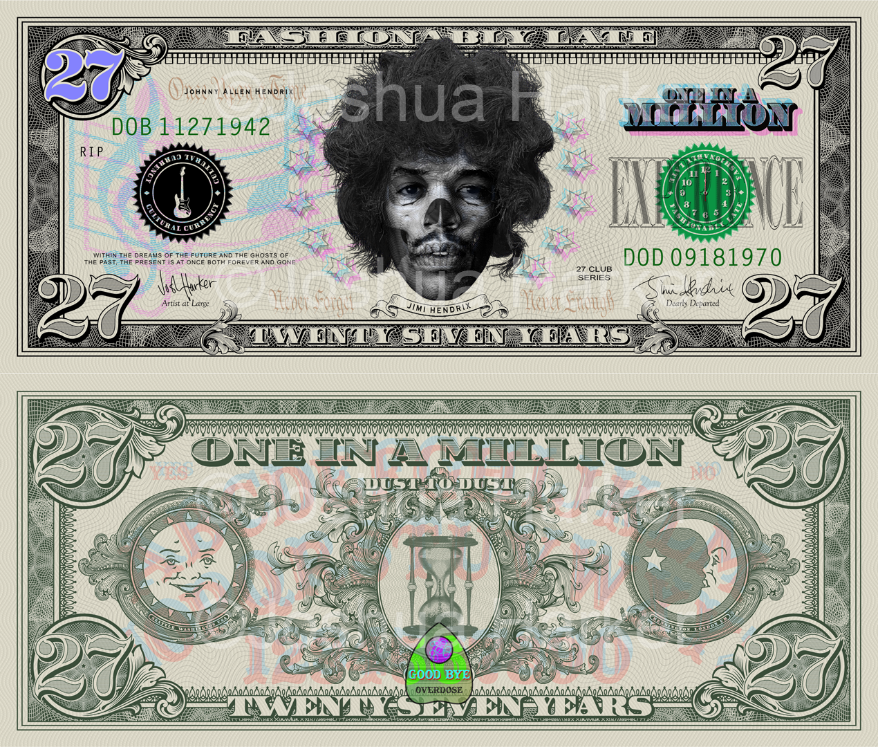 Fashionably Late Cultural Currency Portrait: Jimi Hendrix