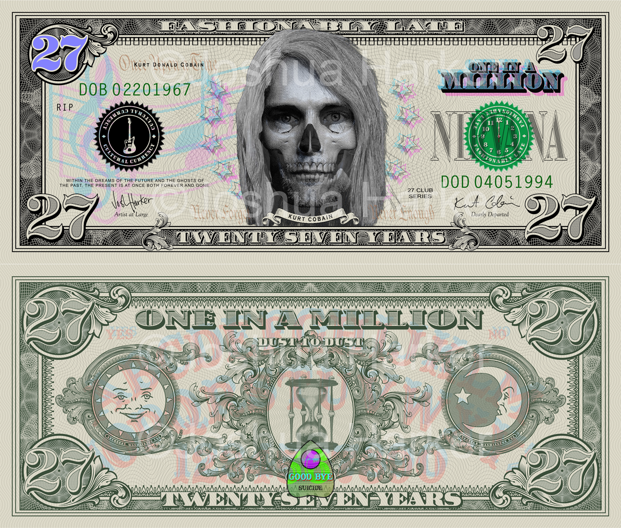 Fashionably Late Cultural Currency Portrait: Kurt Cobain