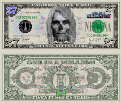 Fashionably Late Cultural Currency Portrait: Kurt Cobain
