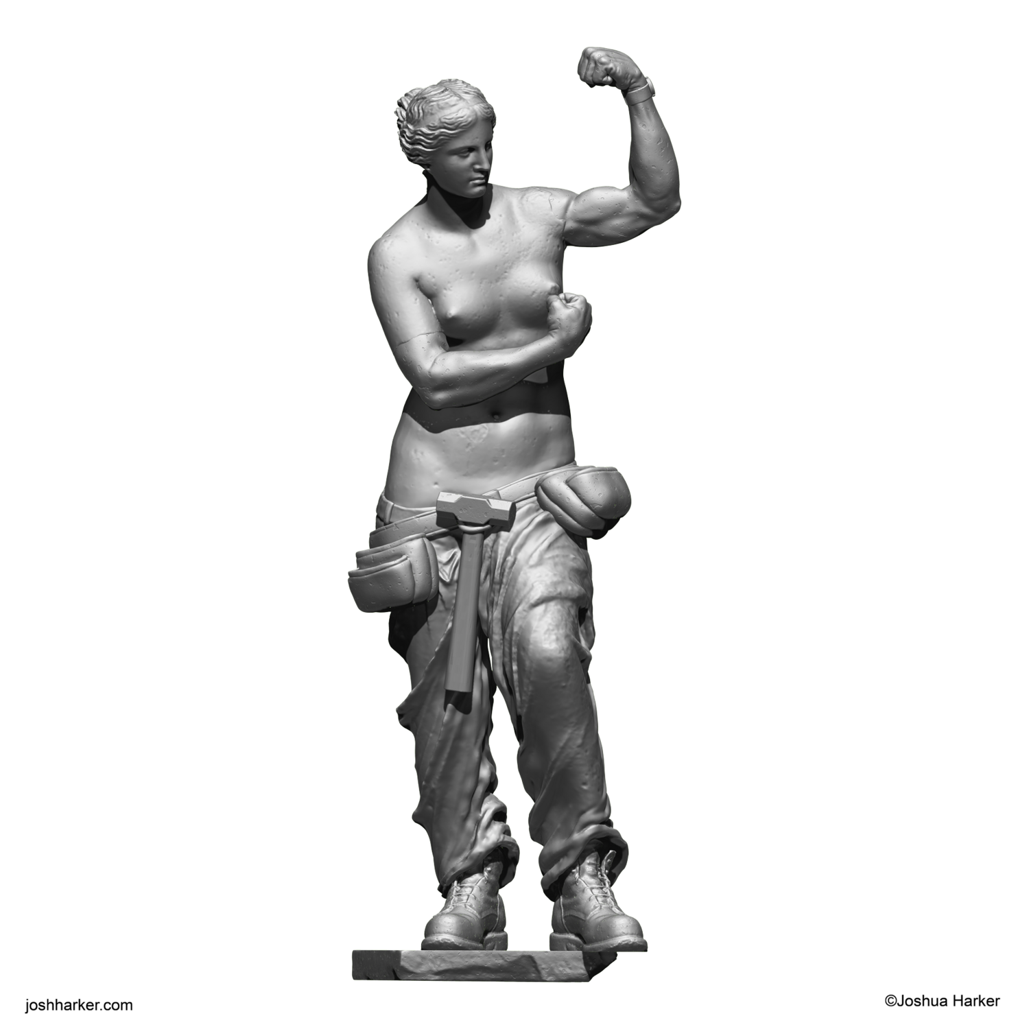 &quot;Venus De Rainbow&quot; Statue (9 inch OE)