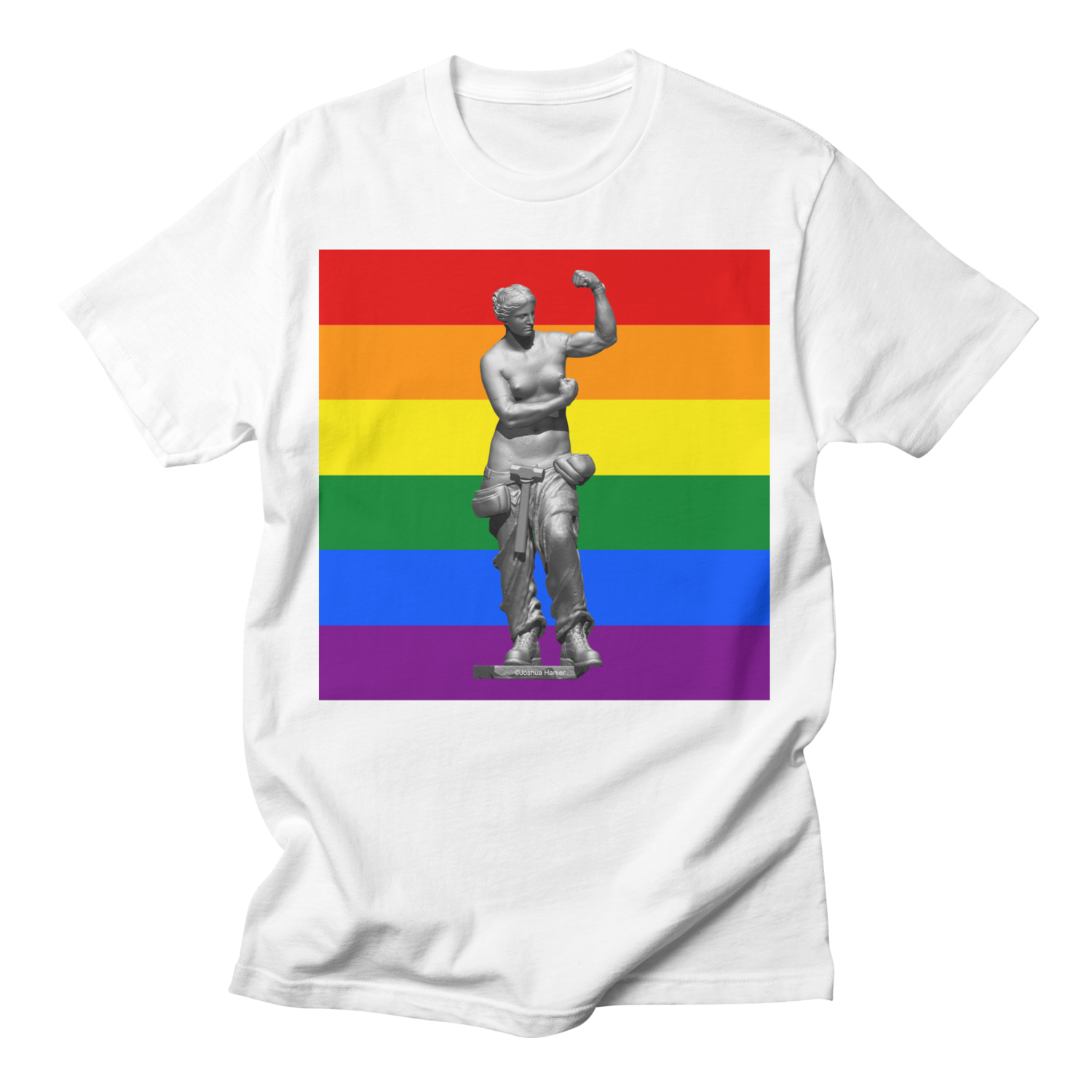 &quot;Venus De Rainbow&quot; RAINBOW PRIDE T-Shirt