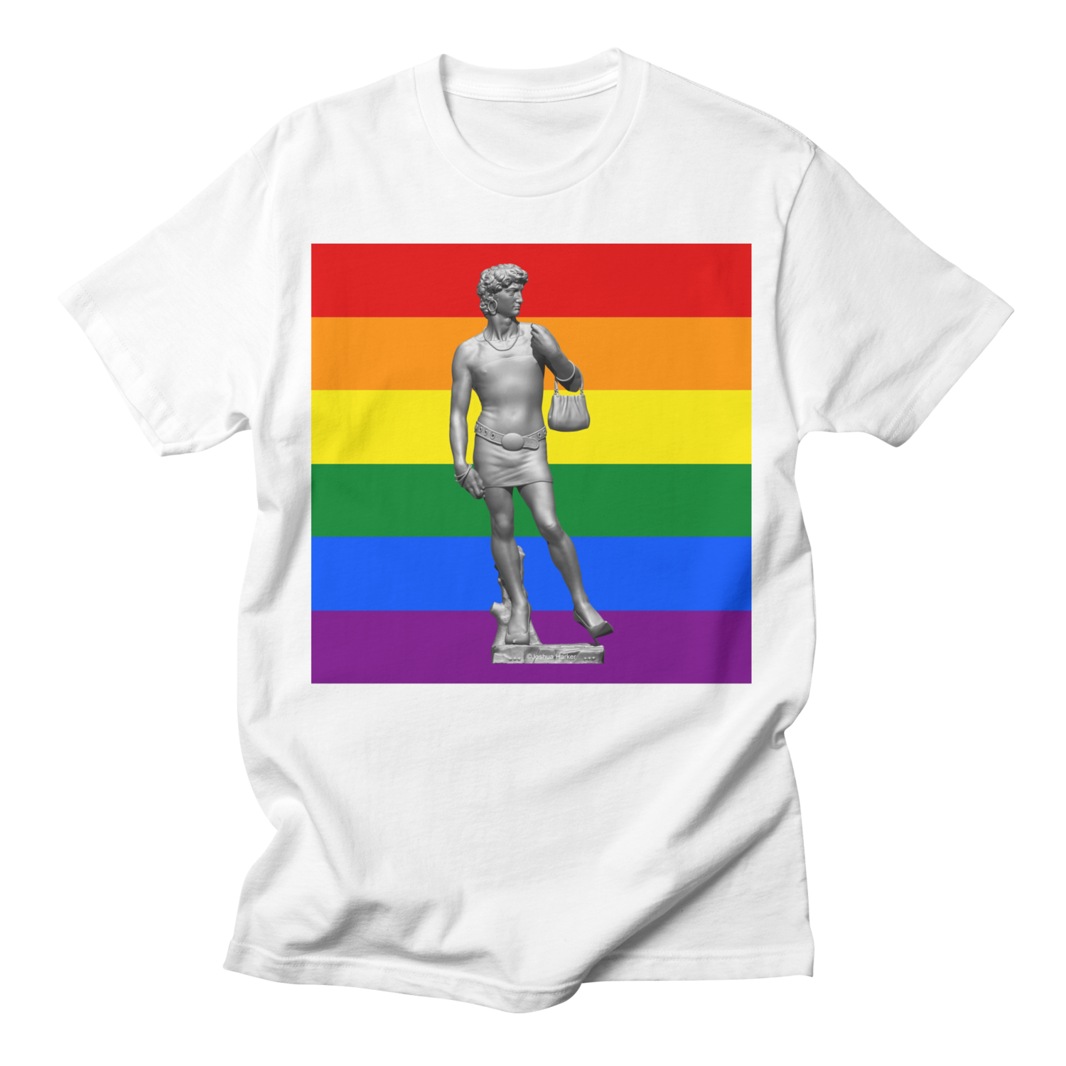 &quot;David in Drag&quot; RAINBOW PRIDE T-Shirt