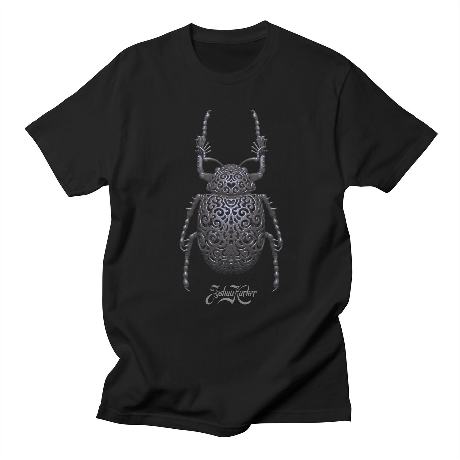 &quot;Coleoptera Filigre&quot; T-Shirt (dark)