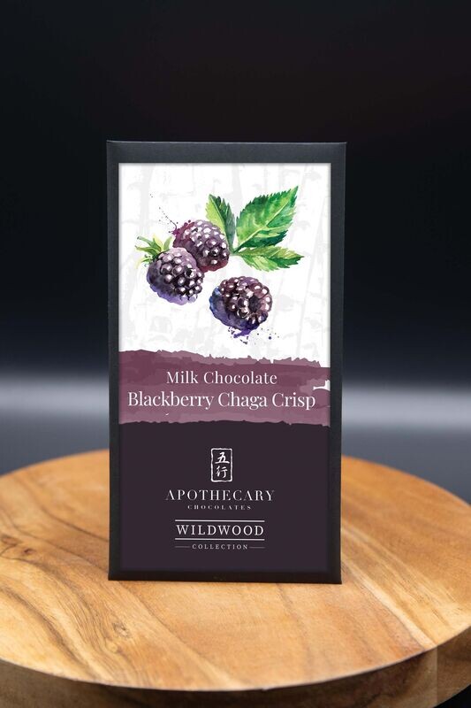 Milk Chocolate Blackberry Chaga Crisp