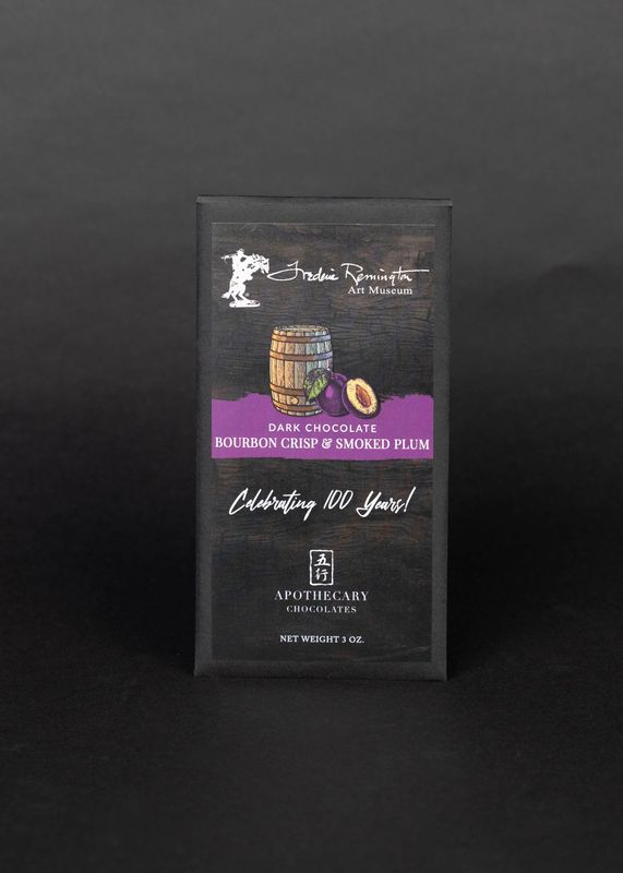 Remington Art Museum Dark Chocolate Bourbon Crisp & Smoky Plum Bar
