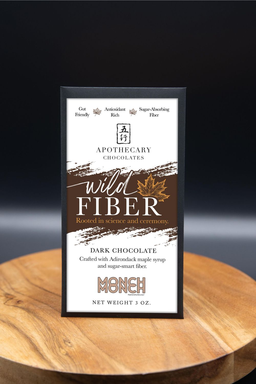 Wild Fiber Dark Chocolate Maple Crunch Bar