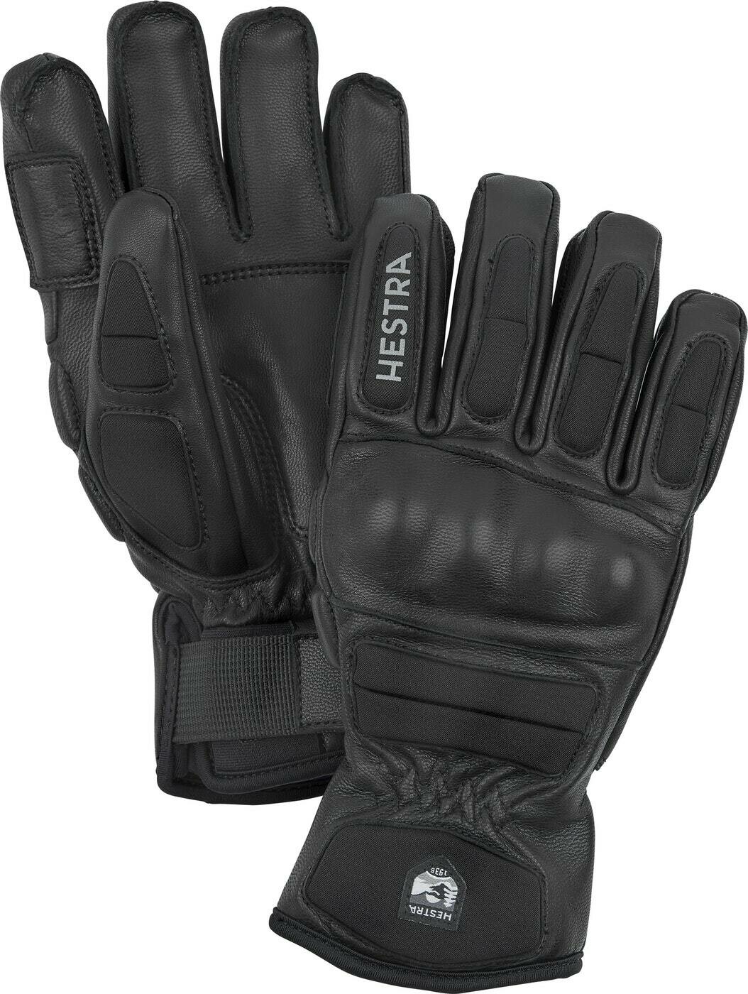 HESTRA Impact Racing finger Black