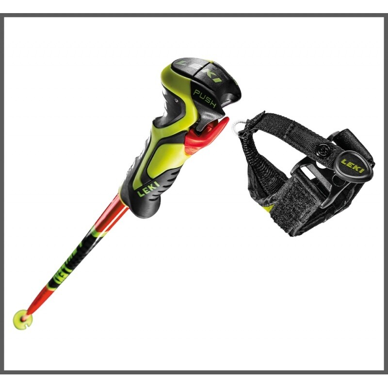 Leki WORLDCUP LITE SL 3D ski poles Red