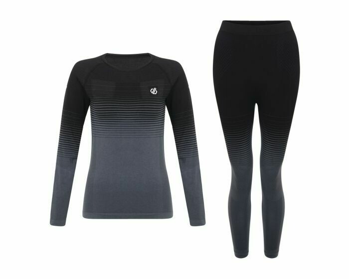 Dare 2B Women's In The Zone Performance Base Layer Set Black