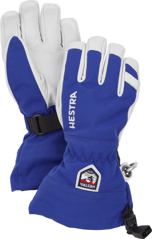 HESTRA ARMY LEATHER HELI SKI JR. Royal Blue HESTRA ARMY LEATHER HELI SKI JR. Royal Blue