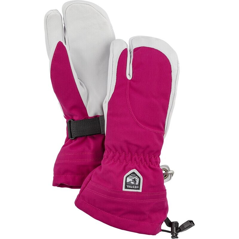 Hestra's Female Army Leather Heli Ski 3 finger